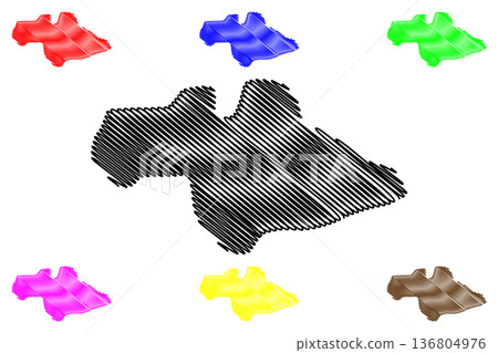 Luigi island (Russia, Russian Federation, Franz Josef Land archipelago) map vector illustration, scribble sketch Ostrov Luidzhi map Luigi island (Russia, Russian Federation, Franz Josef Land archipelago) map vector illustration, scribble sketch Ostrov Luidzhi map 136804976