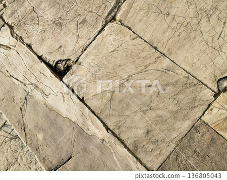 Surface Of Marble Slabs Showing Cracks And Natural Mineral Streaks Surface Of Marble Slabs Showing Cracks And Natural Mineral Streaks 136805043