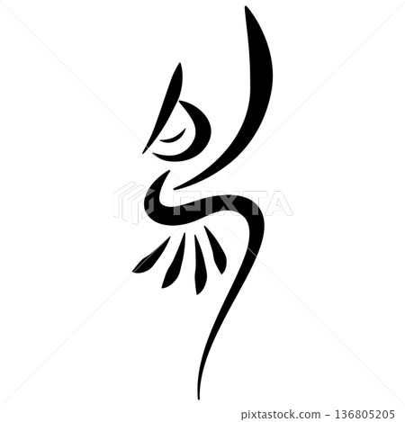 Design character "bird" Design character "bird" 136805205