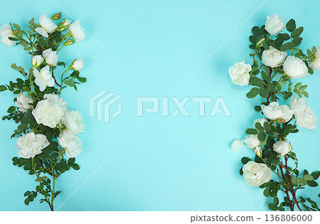 Floral arrangement with carnations on a pink background. Concept for Valentine's Day or Women's Day, Mother's Day, banner, greetings to your loved one on holiday, birthday, minimal modern design, sele Floral arrangement with carnations on a pink background. Concept for Valentine's Day or Women's Day, Mother's Day, banner, greetings to your loved one on holiday, birthday, minimal modern design, sele 136806000