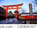 Kyoto Prefecture, Fushimi Inari Taisha Shrine, First Torii Gate, Fukakusa Yabunouchicho, Fushimi Ward, Kyoto City 136806307
