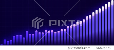 Finance Growth Analytics Data Chart Revenue Profit Investment Market Stock Uptrend KPI Dashboard Metrics Forecast Strategy Business Fintech. Vector Illustration Finance Growth Analytics Data Chart Revenue Profit Investment Market Stock Uptrend KPI Dashboard Metrics Forecast Strategy Business Fintech. Vector Illustration 136806460