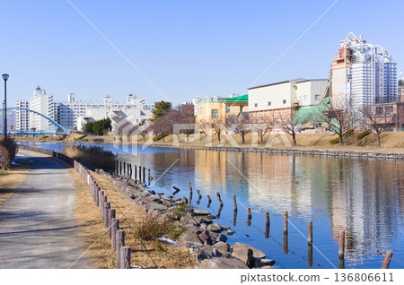 2026年2月，東京江戶川區舊中川沿岸 136806611