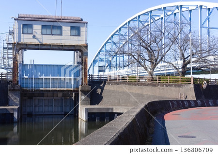 2026年2月，千葉縣浦安市堺川西水門附近 136806709