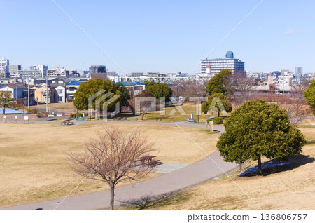 Around Higashitateishi Ryokuchi Park, Katsushika Ward, Tokyo February 2026 136806757