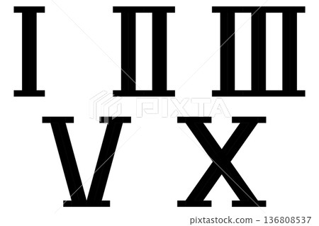 羅馬數字的原始形式 羅馬數字的原始形式 136808537