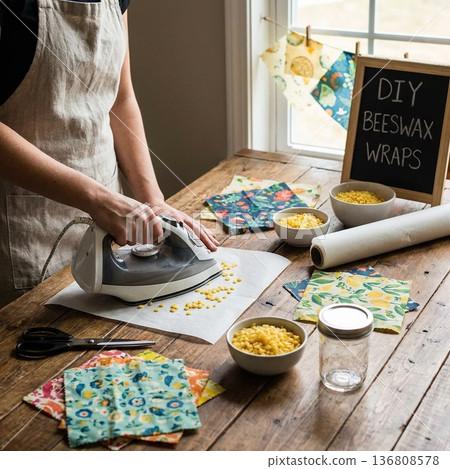 Beeswax Wrap Making/DIY 136808578