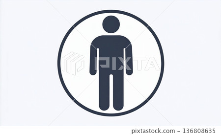 一組向量圖標，描繪了圍成一圈站立的人物。這些圖示分別代表使用者、主題、目前位置和基本姿勢。 136808635