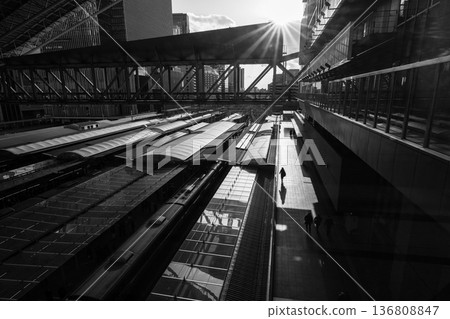 大阪市梅田的景色 136808847