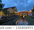 Hoi An Japanese Bridge at dusk 136808955