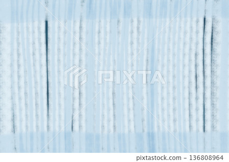 Illustration material: Faded light blue vertical striped slide (horizontal) 136808964
