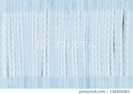 Illustration material: Faded light blue vertical striped slide (horizontal) 136808965