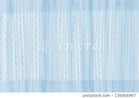 Illustration material: Faded light blue vertical striped slide (horizontal) 136808967