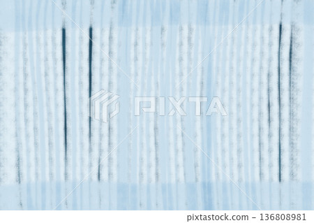 插圖素材:褪色的淺藍色垂直條紋幻燈片(水平) 插圖素材:褪色的淺藍色垂直條紋幻燈片(水平) 136808981