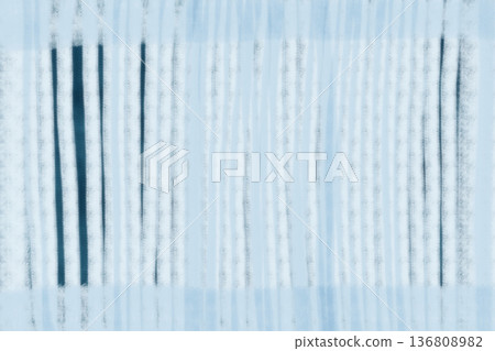 插圖素材：褪色的淺藍色垂直條紋幻燈片（水平） 136808982