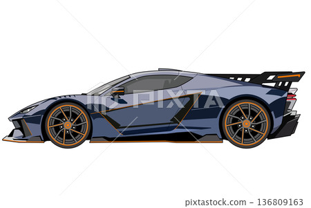 酷車插畫 136809163