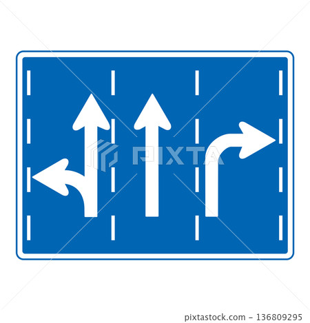 交通標誌 依行駛方向劃分的交通分類 136809295