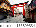 Kyoto Prefecture, Fushimi Inari Taisha Shrine, Torii gate on the back approach, Fukakusa Yabunouchicho, Fushimi Ward, Kyoto City 136809334