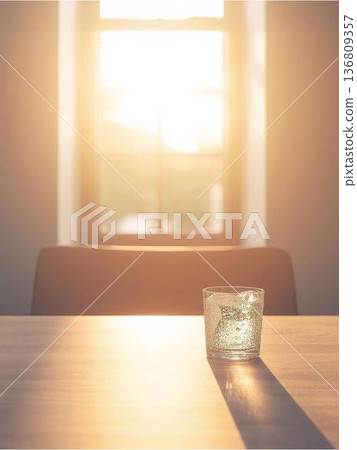 Vertical office background image depicting heatstroke prevention measures (for smartphones and web) 136809357