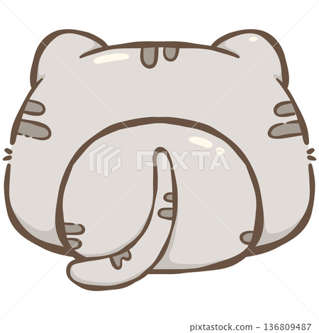 Little gray cat 136809487