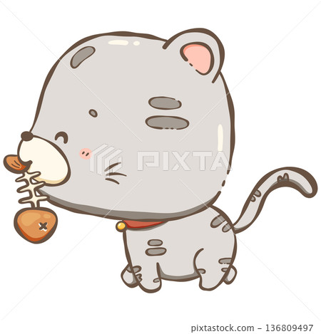Little gray cat Little gray cat 136809497