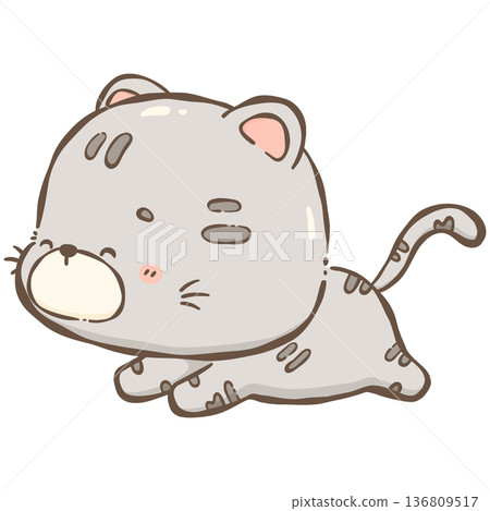 Little gray cat Little gray cat 136809517