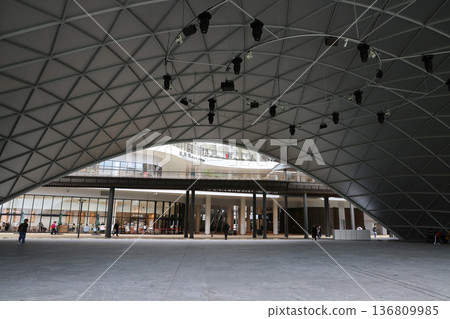 Nov 25 2025 Green Umekita Park Amid Skyscrapers in Osaka Umeda Nov 25 2025 Green Umekita Park Amid Skyscrapers in Osaka Umeda 136809985