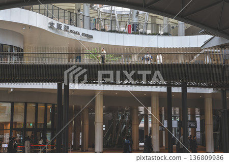 Nov 25 2025 Osaka Station Exit Leading Directly to Umekita Park Nov 25 2025 Osaka Station Exit Leading Directly to Umekita Park 136809986
