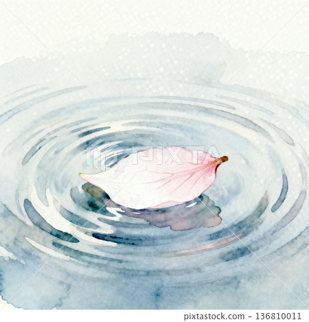 水錶面上的櫻花瓣 水錶面上的櫻花瓣 136810011