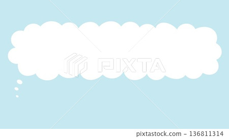 Speech bubble, horizontal, cloud, smoke, white, simple, vector png Speech bubble, horizontal, cloud, smoke, white, simple, vector png 136811314