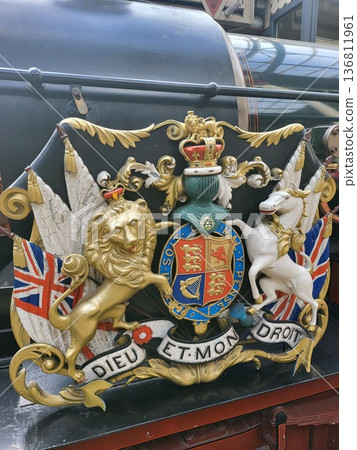 this is train queen sign in Windsor.  136811961