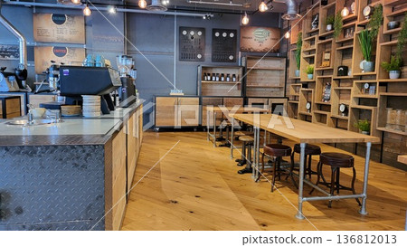 this is a cafe interior around London 136812013