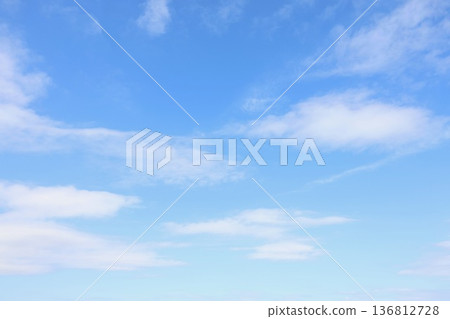 blue sky and white clouds blue sky and white clouds 136812728