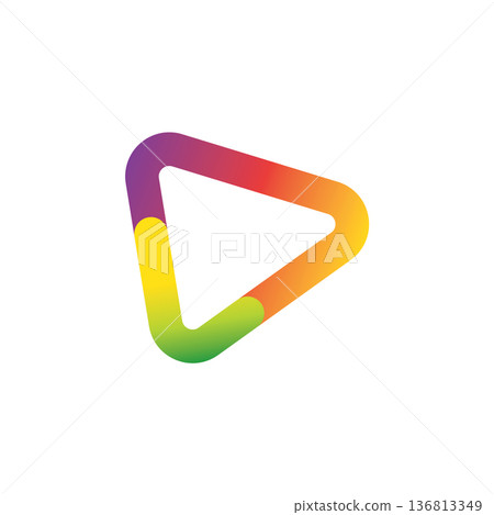 Play button design 136813349