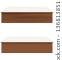 Wooden table 136813851