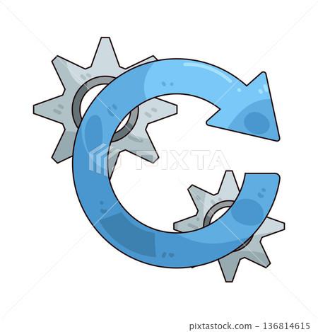 Illustration of update Illustration of update 136814615