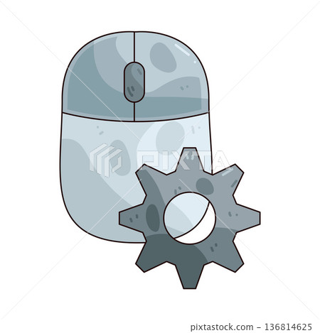 Illustration of Mouse setting 136814625