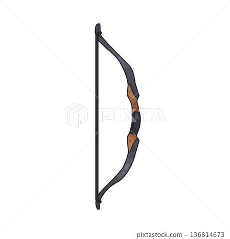 Illustration of Archery bow Illustration of Archery bow 136814673