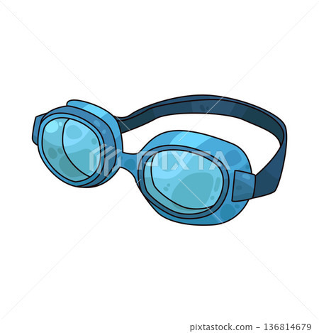Illustration of Swimming goggles Illustration of Swimming goggles 136814679