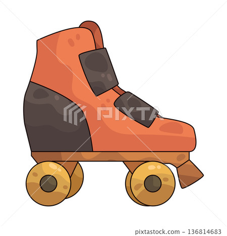 Illustration of Roller skates Illustration of Roller skates 136814683