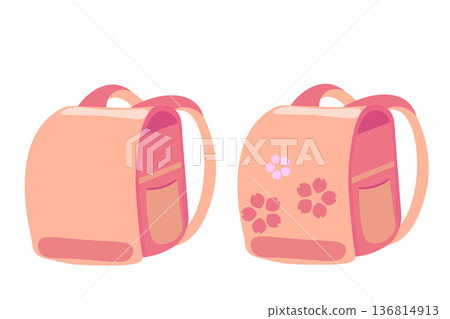 一套櫻花色的書包 136814913