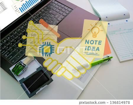Fusion of digital and handwritten analog Fusion of digital and handwritten analog 136814978