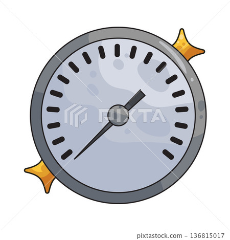 Illustration of gauge Illustration of gauge 136815017