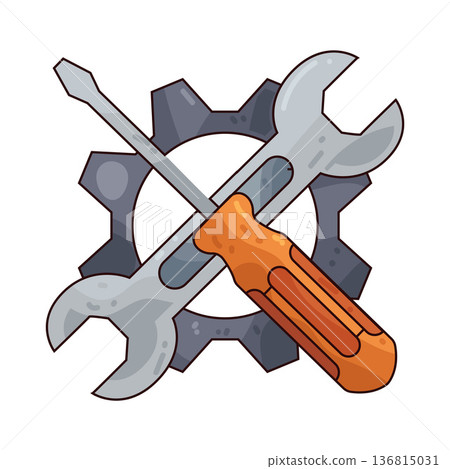 Illustration of Tools 136815031