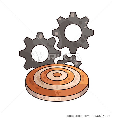 Illustration of target Illustration of target 136815248