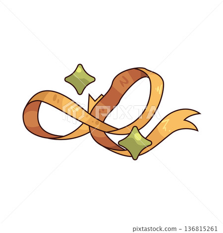 Illustration of ribbon Illustration of ribbon 136815261
