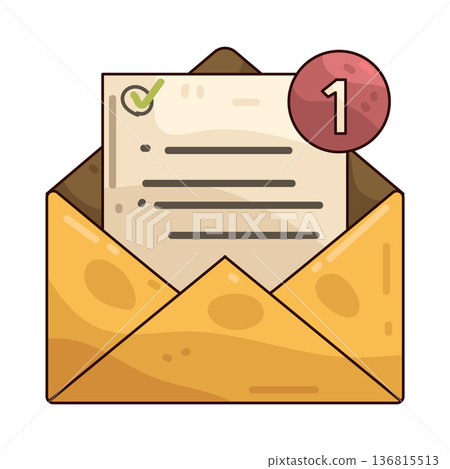 Illustration of inbox 136815513