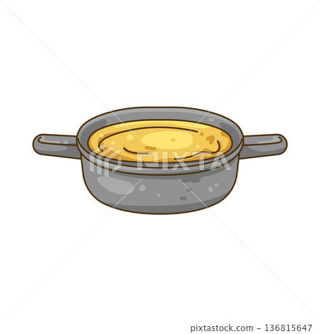 Illustration of Cheese sauce 136815647