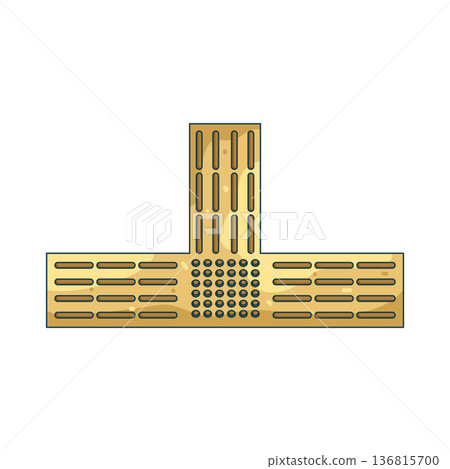 Illustration of tactile floor 136815700