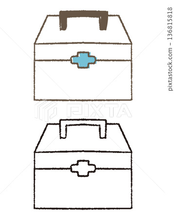 First aid kit illustration 136815818